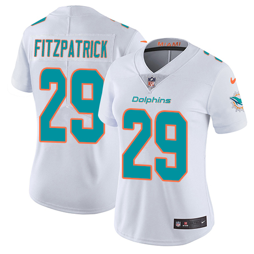 Nike Miami Dolphins #29 Minkah Fitzpatrick White Women Stitched NFL Vapor Untouchable Limited Jersey